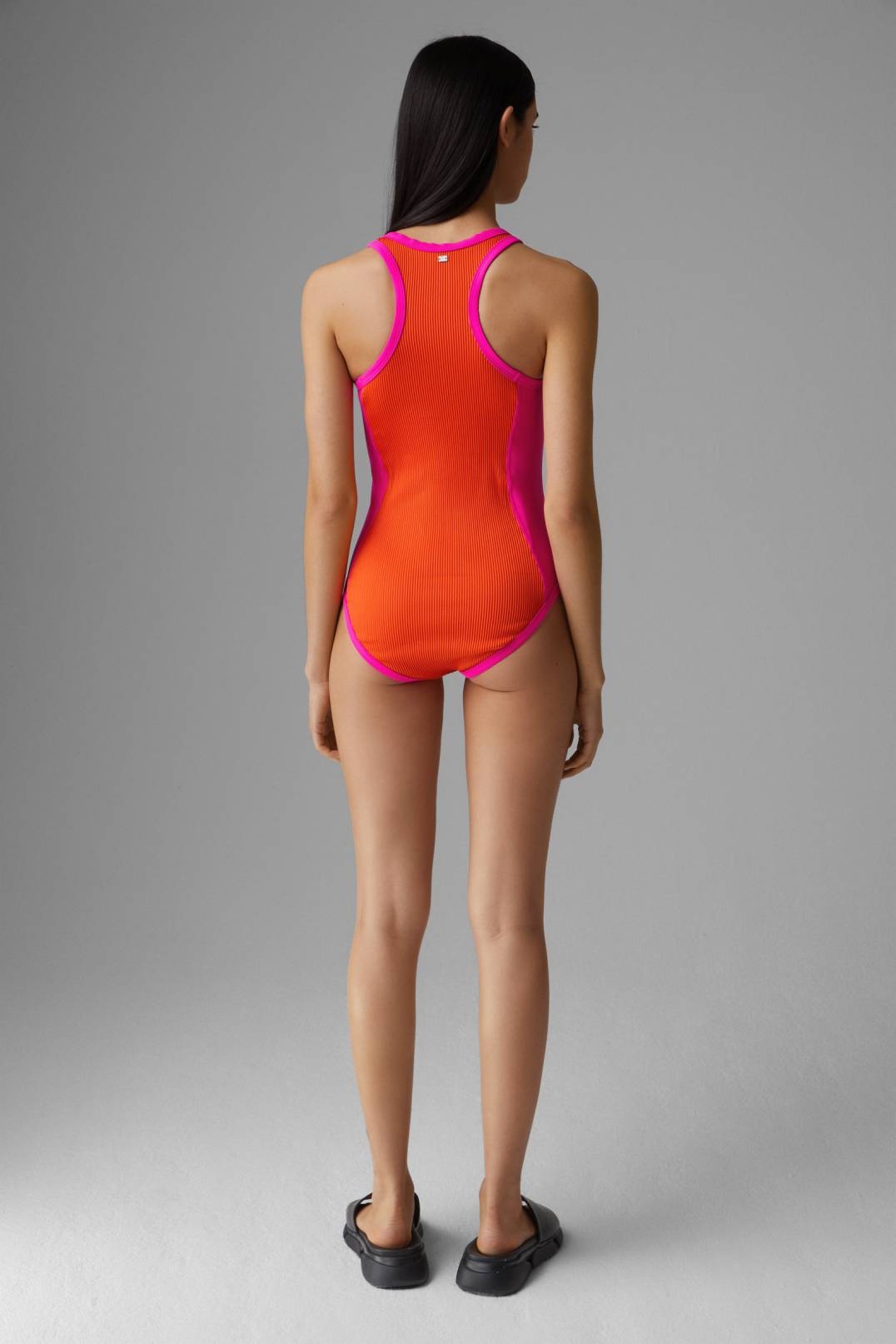ZOE SWIMSUIT IN ORANGE/PINK - 3