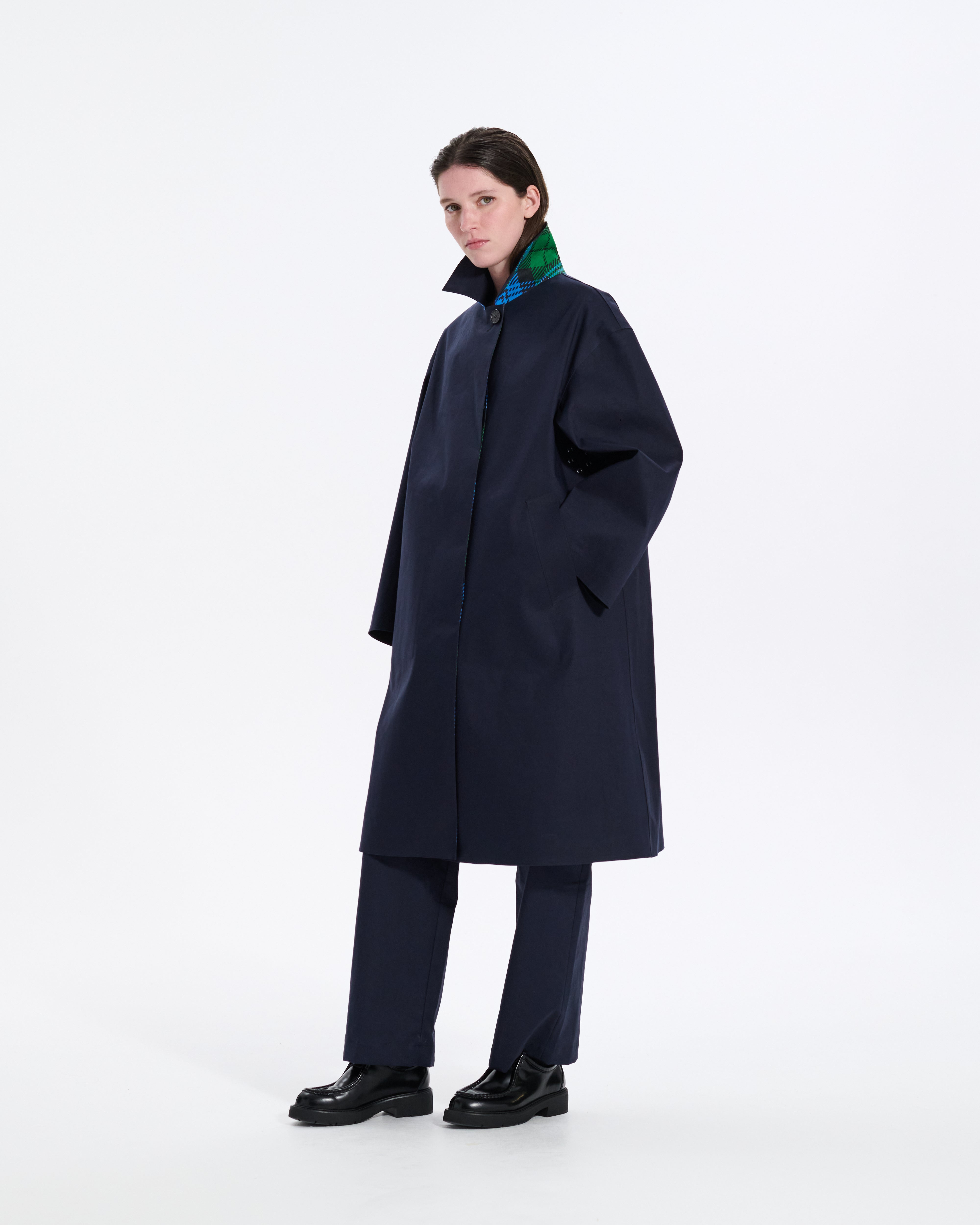 Maree Reversible Rubberised Coat - 3