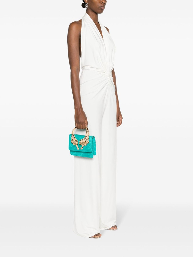 Roberto Cavalli medium Roar leather tote bag outlook