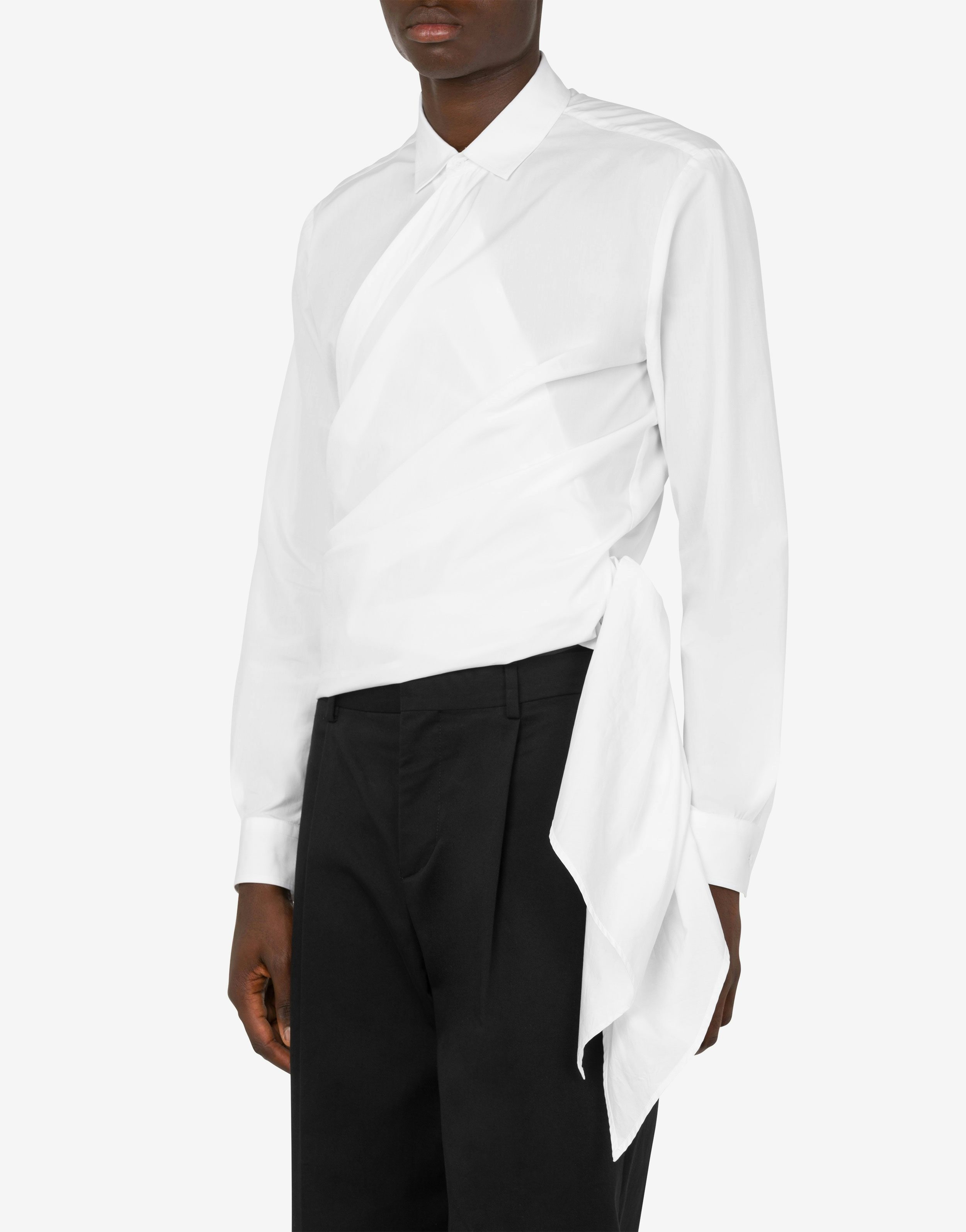 KNOTTED POPLIN SHIRT - 2