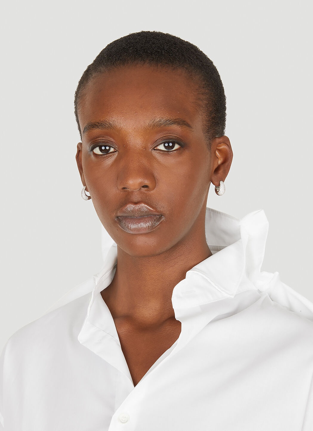 Ice Pavé Small Hoop Earrings - 2
