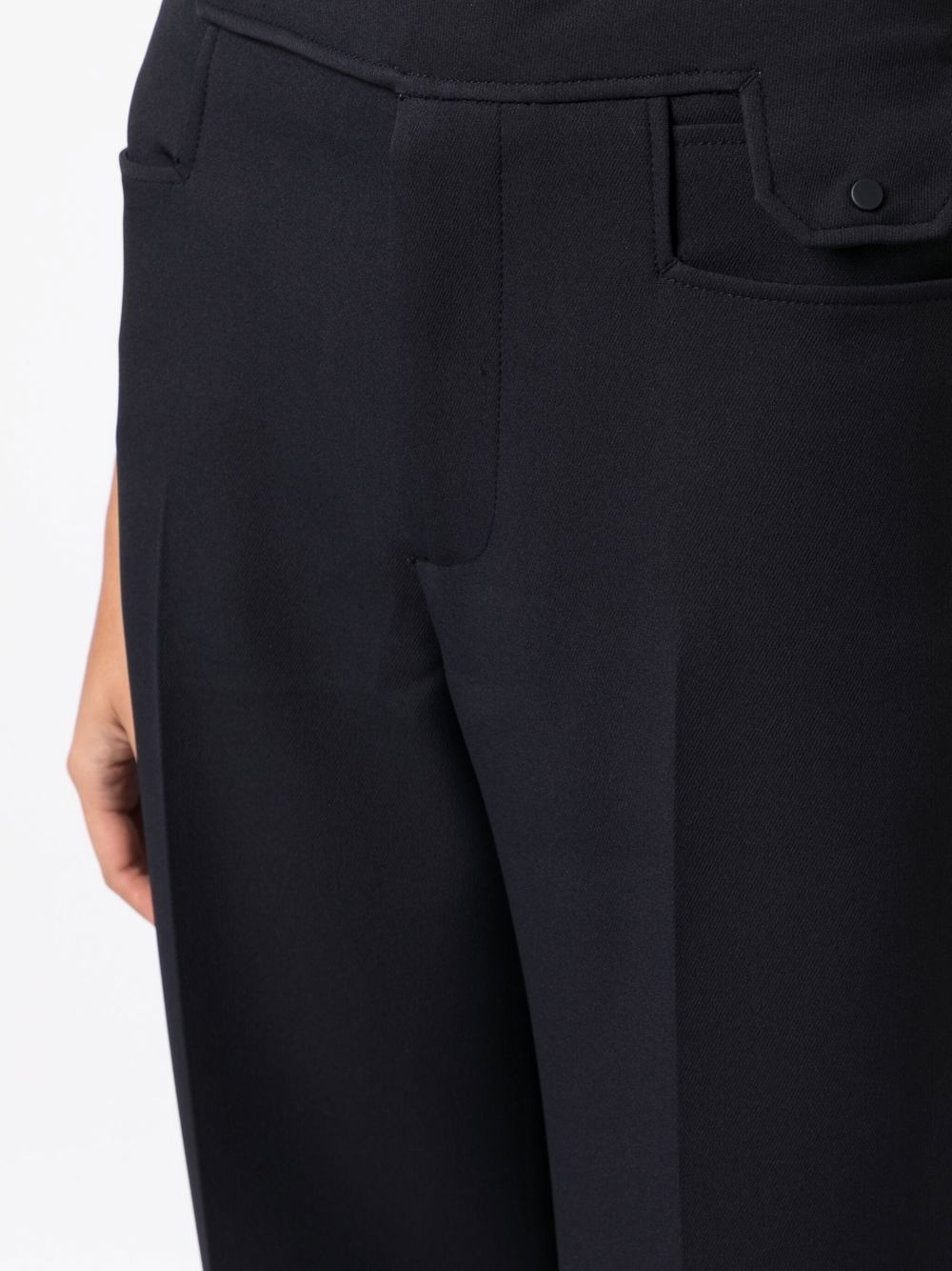 pocket-point wide-leg trousers - 5
