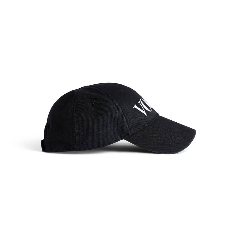 Balenciaga | Vogue Cap in Black Faded 4
