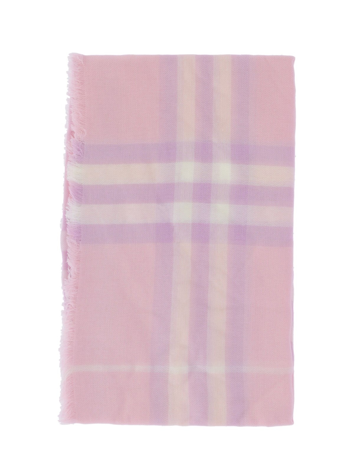 'CHECK' WOOL SCARF - 1