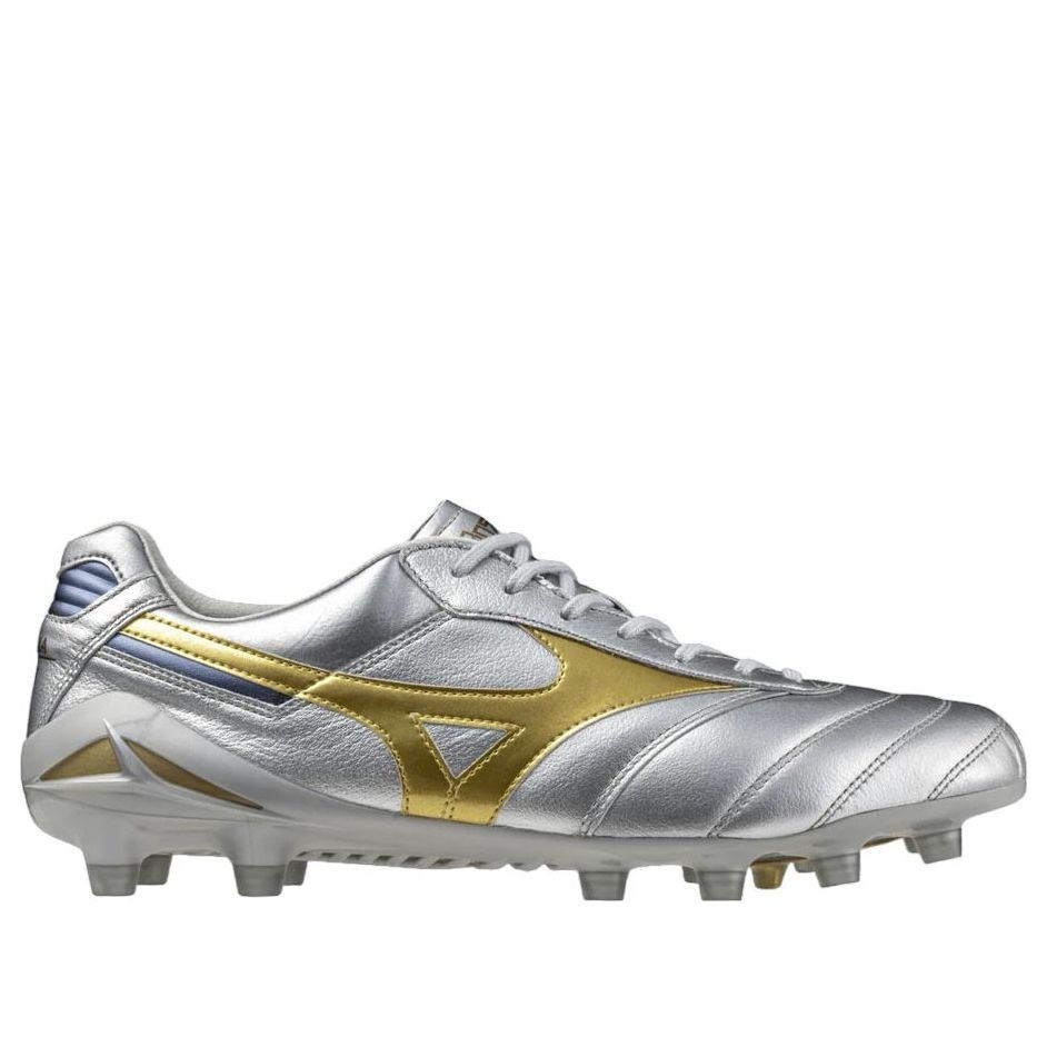 Mizuno Morelia DNA Japan FG 'Platinum Silver Pack Silver Gold' P1GA251004 - 2
