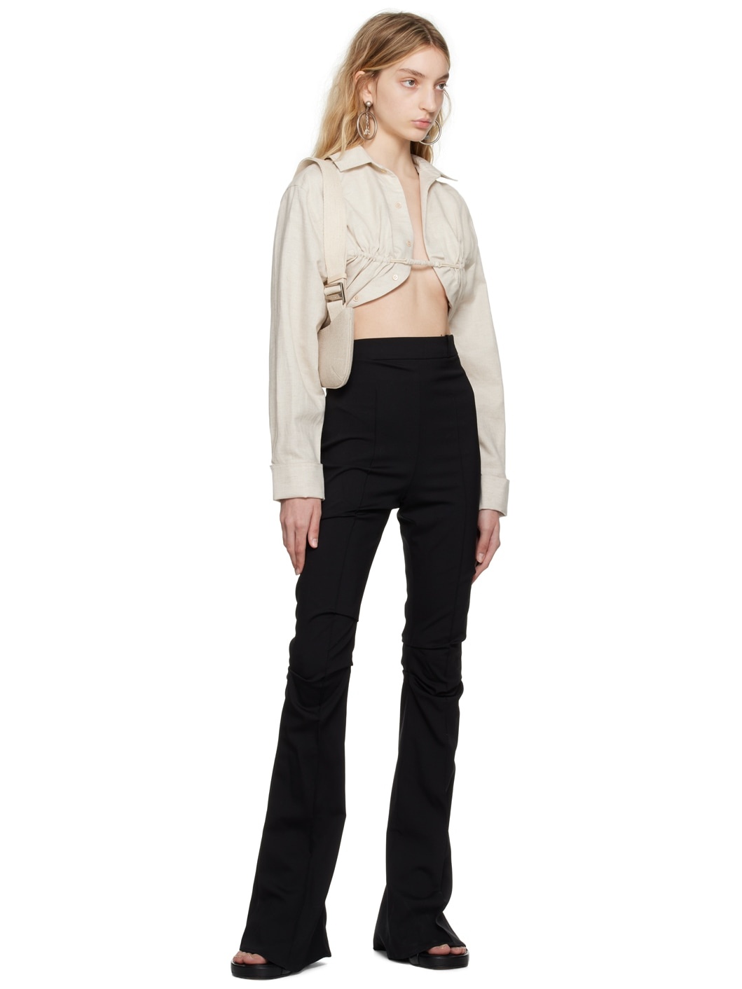 Beige Le Raphia 'La Chemise Machou' Shirt - 4