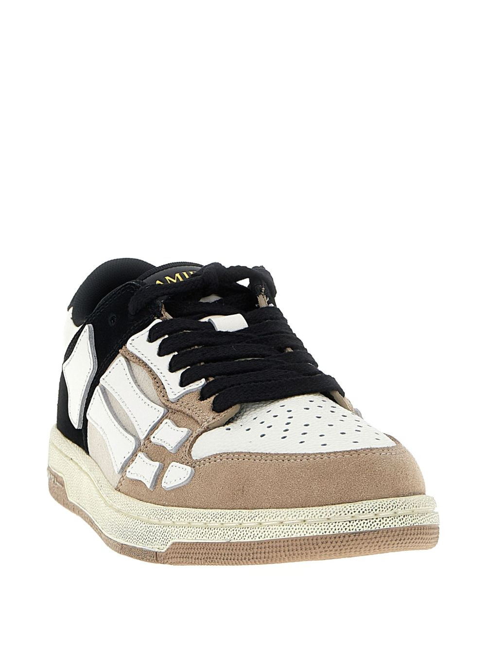 Distressed Skel leather sneakers - 2