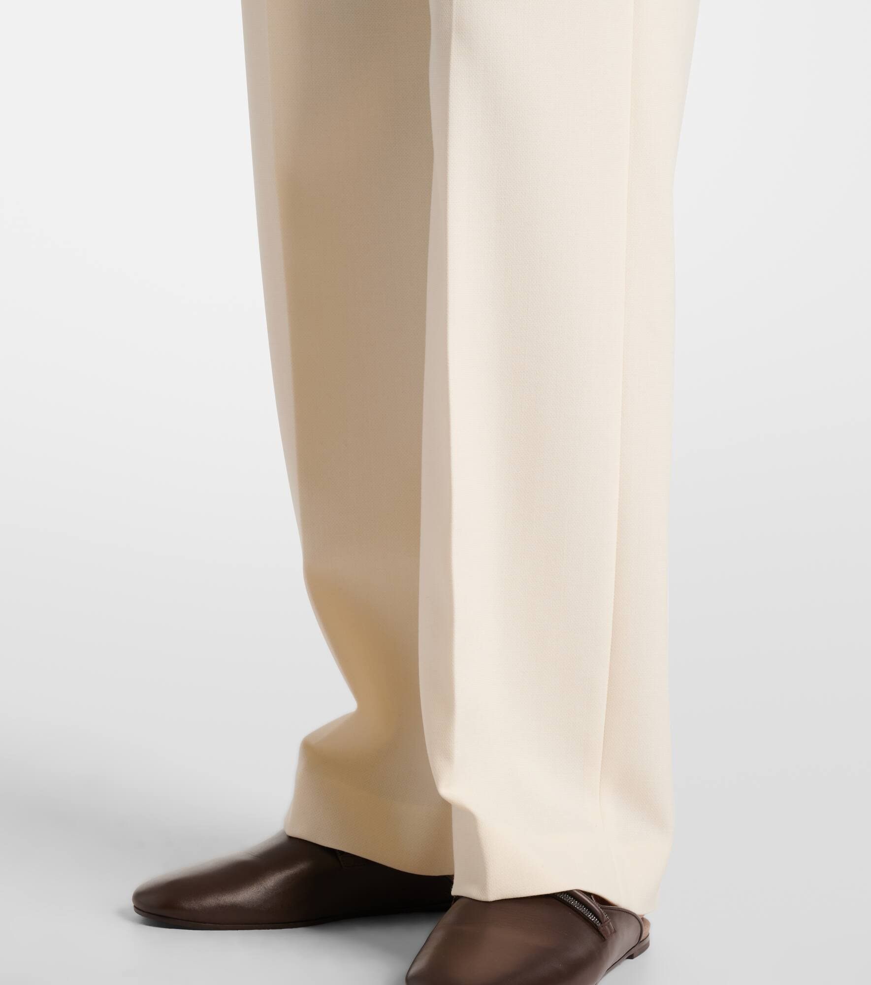High-rise wide-leg pants - 4
