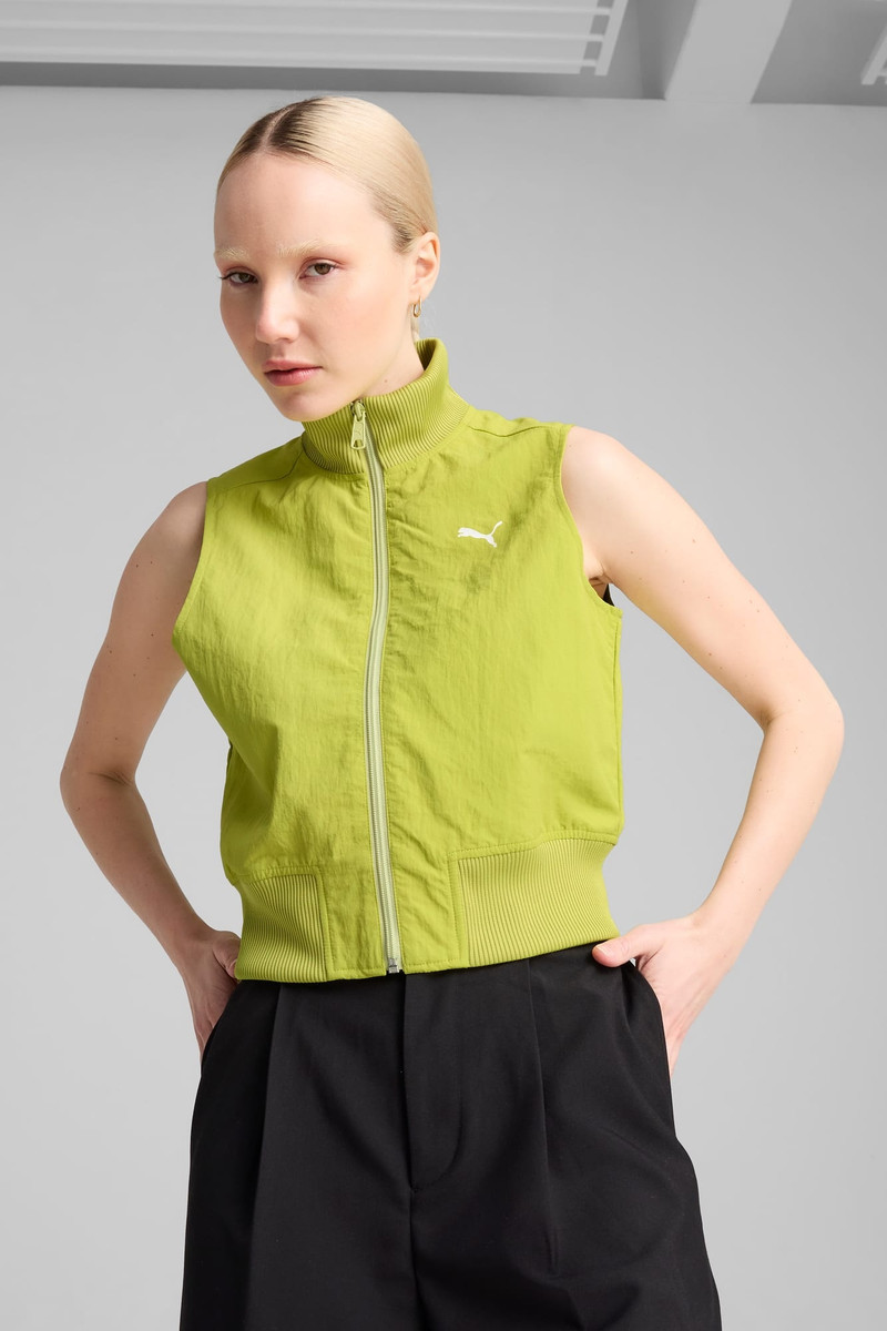 PUMA DARE TO Women's Full-Zip Woven Vest outlook
