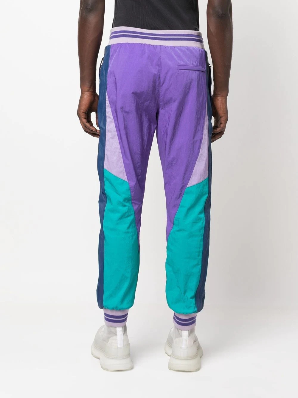 colour-block panelled track pants - 4