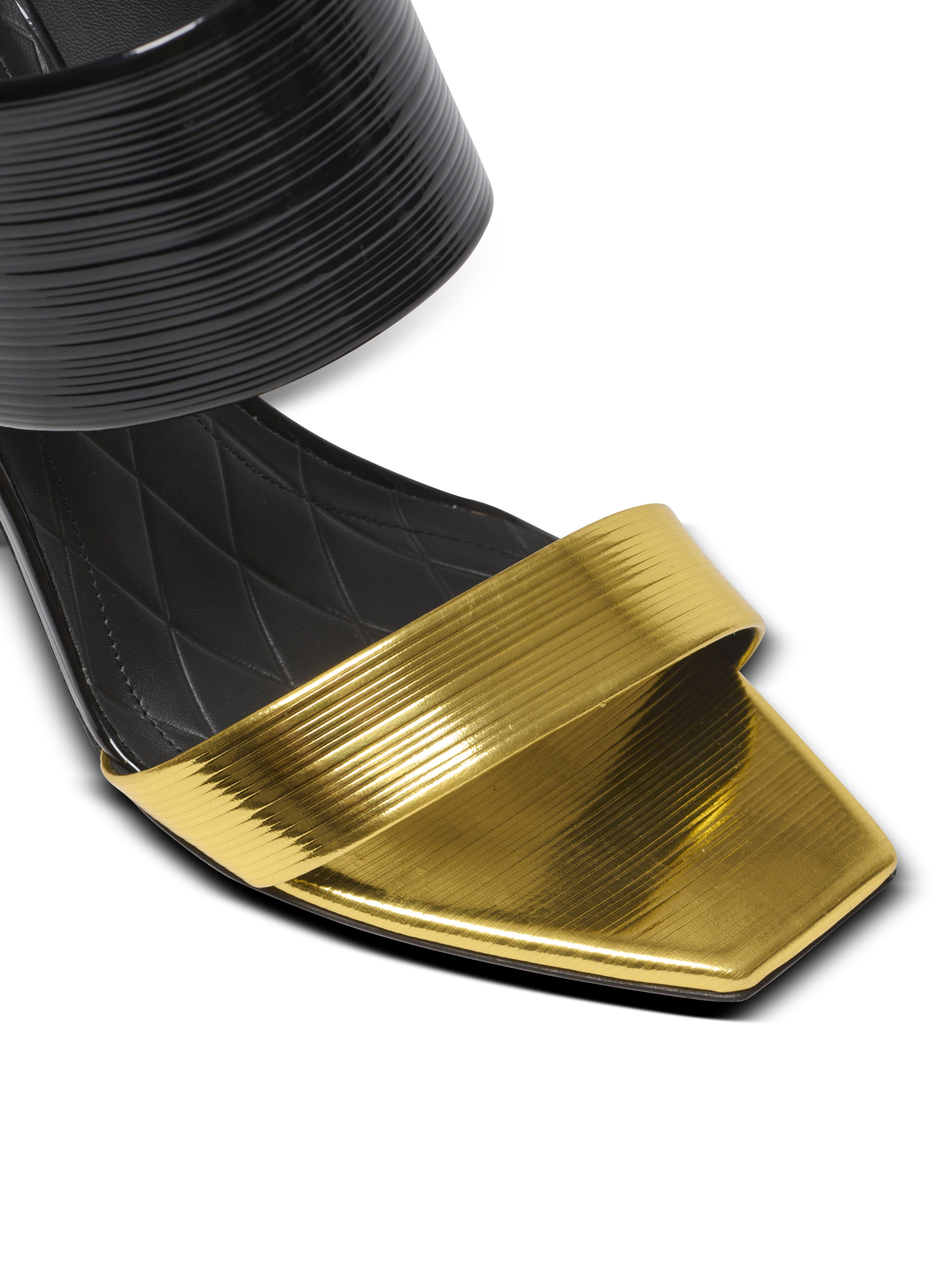 PB mules in striped leather - 6