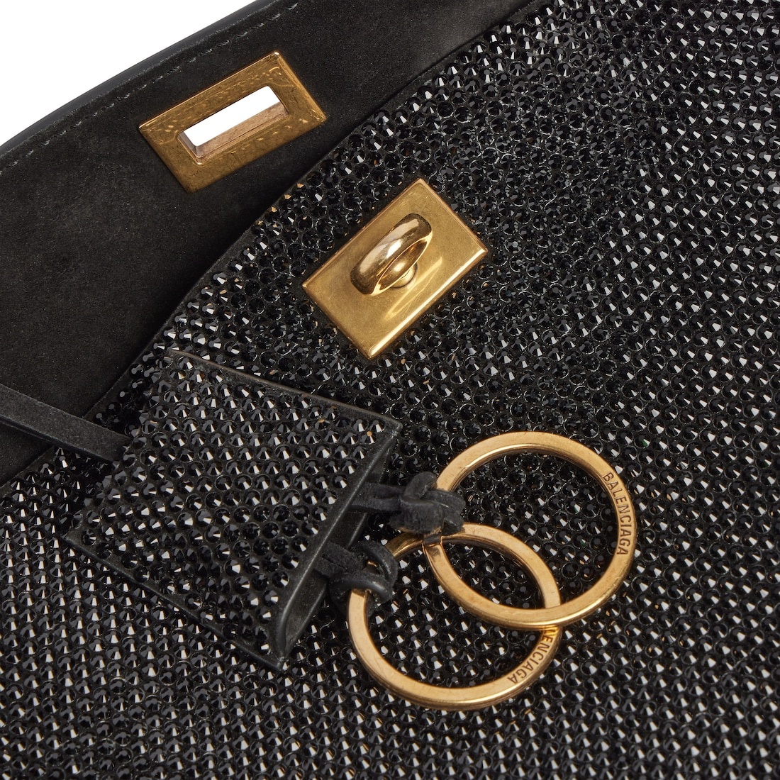 Women's Rodeo Mini Handbag With Rhinestones in Black - 6