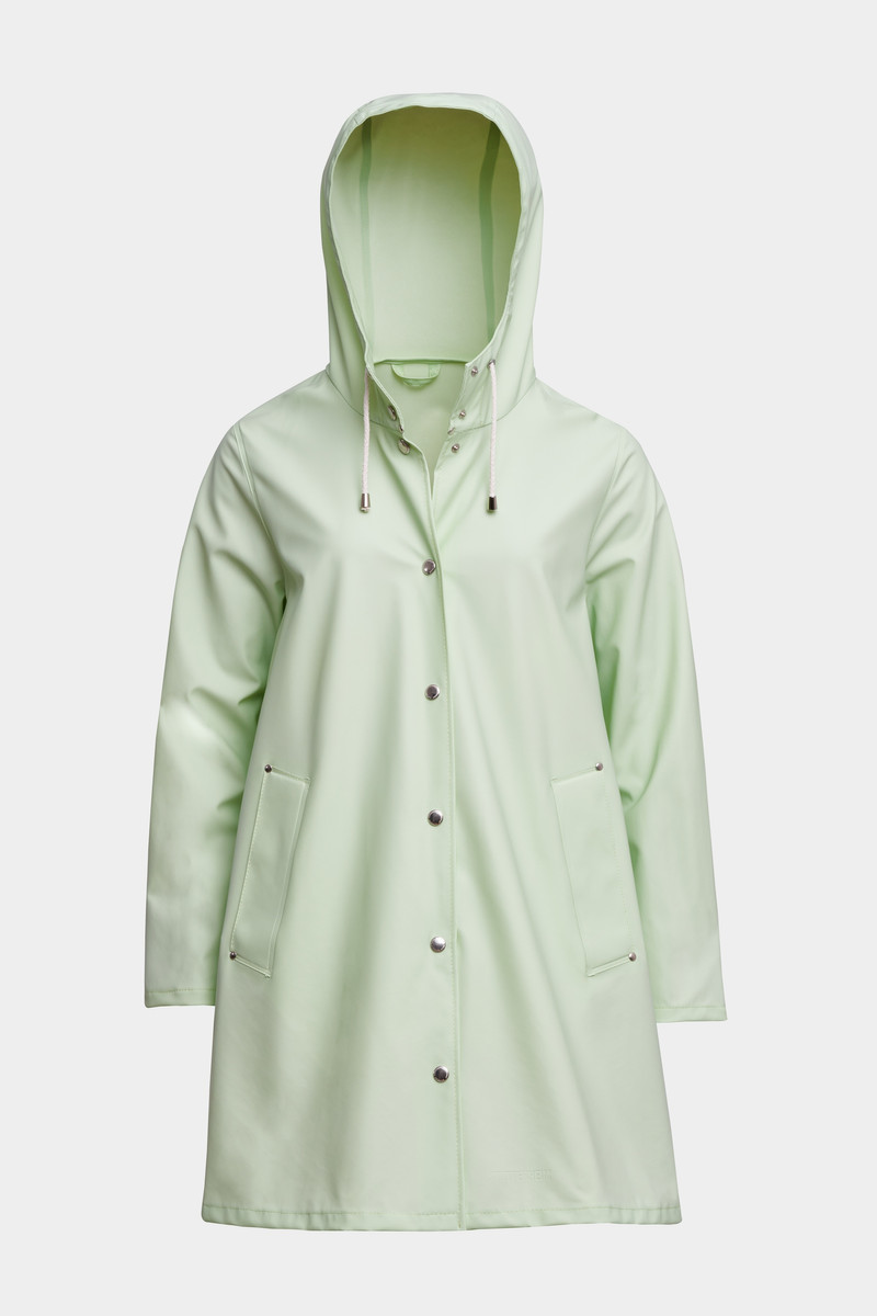 Mosebacke Lightweight Raincoat Seafoam Green 1