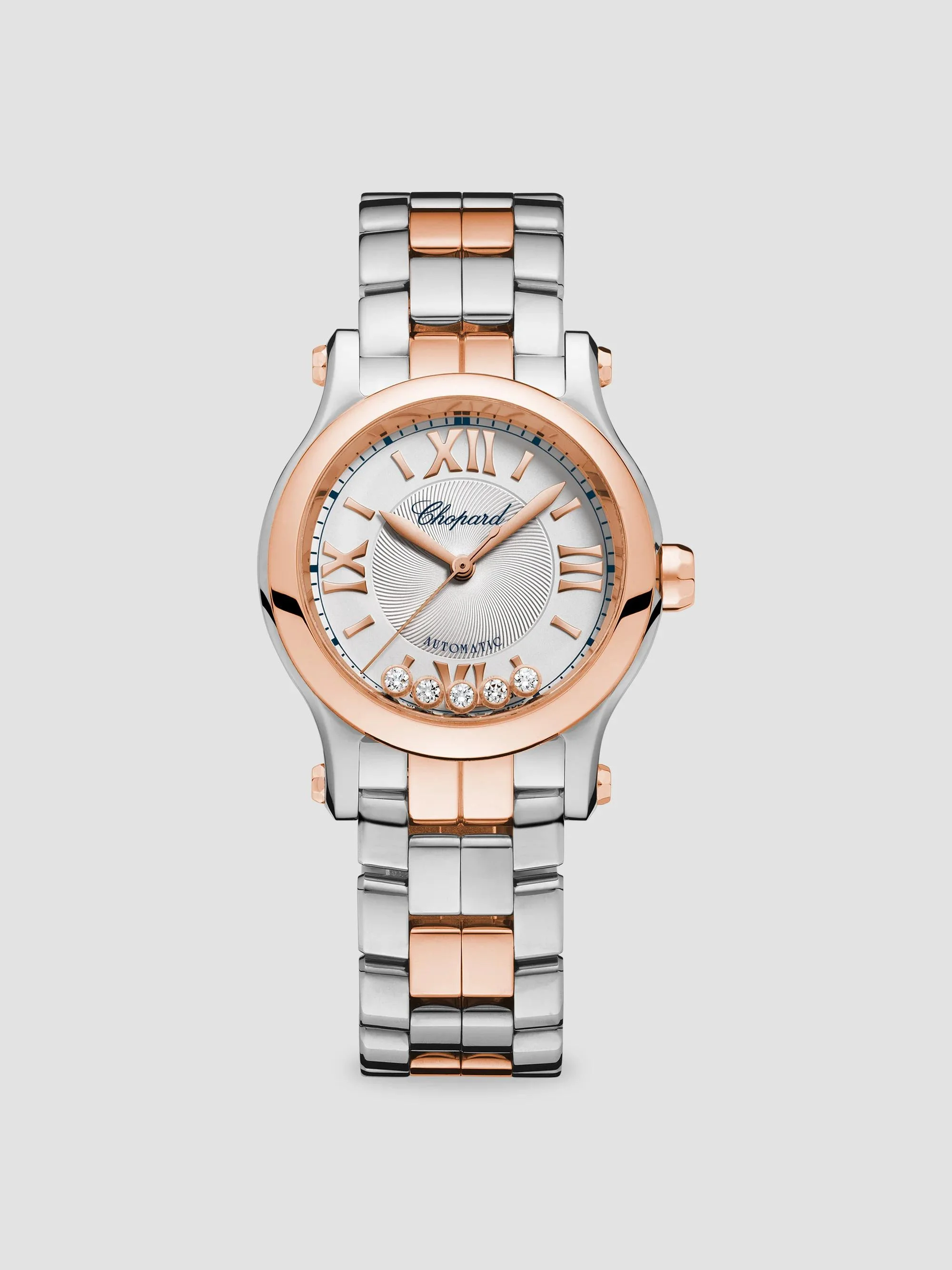 Women's Happy Sport 18K Rose Gold & Stainless Steel Bracelet Watch - Rose Gold - 1