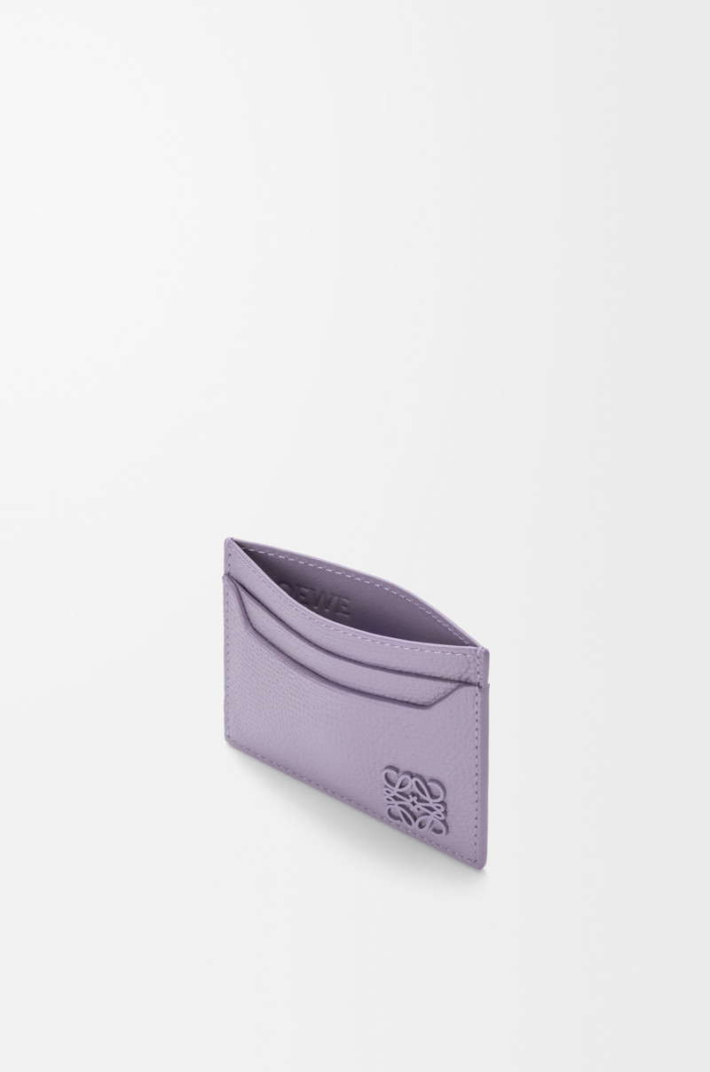 Loewe Anagram plain cardholder in pebble grained calfskin outlook