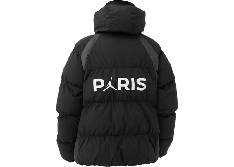 Jordan Jordan x Paris Saint-Germain Puffer Jacket Black outlook