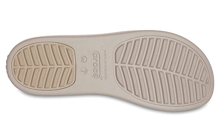 (WMNS) Crocs Brooklyn Lightweight Pale Pink Sandals 206219-6RL - 5