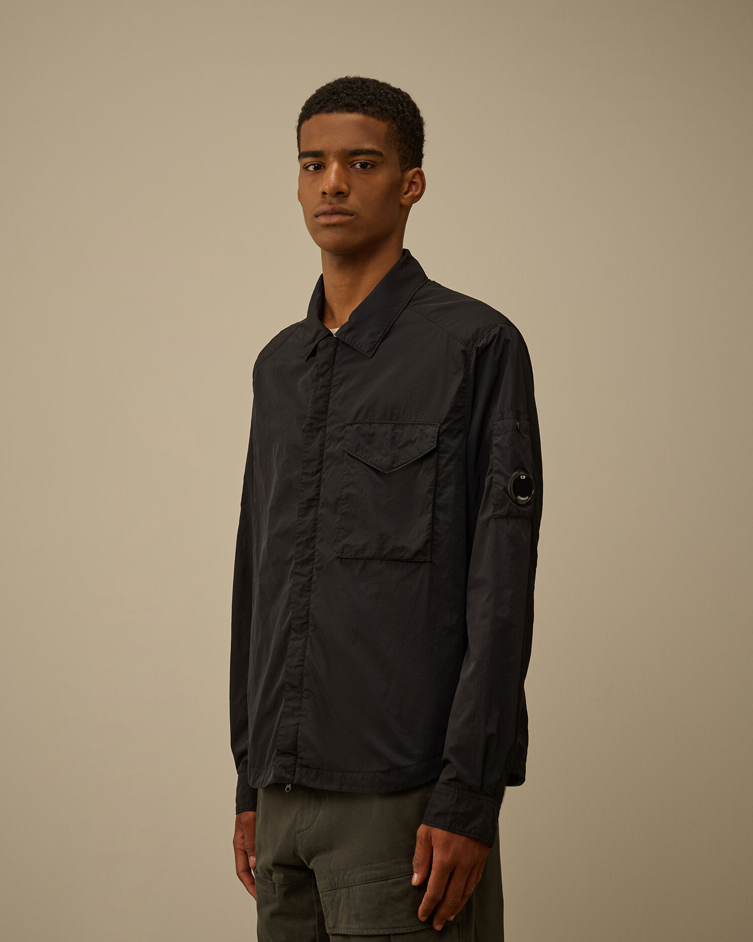 Chrome-R Lens Zipped Overshirt - 3