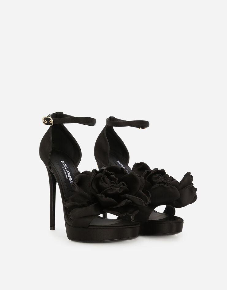 Satin platform sandals - 2