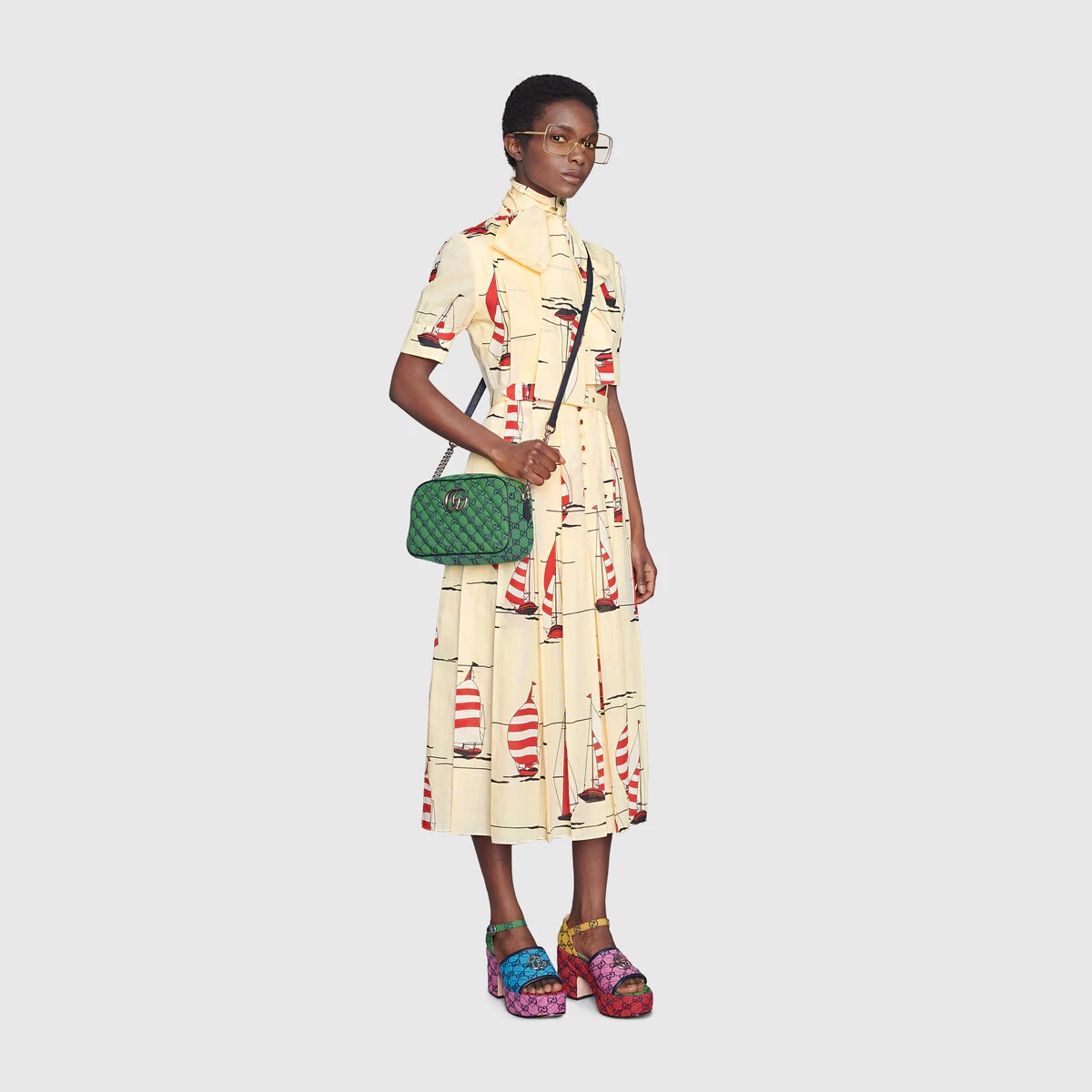 GG Marmont Multicolor small shoulder bag - 10