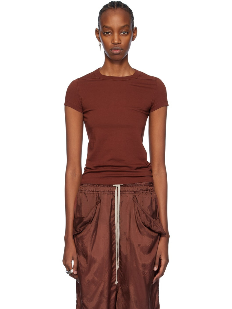 Brown Cropped Level T-Shirt 1