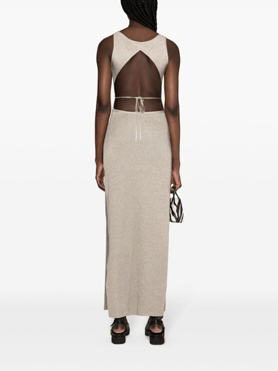 TOM FORD open-back knitted maxi dress outlook