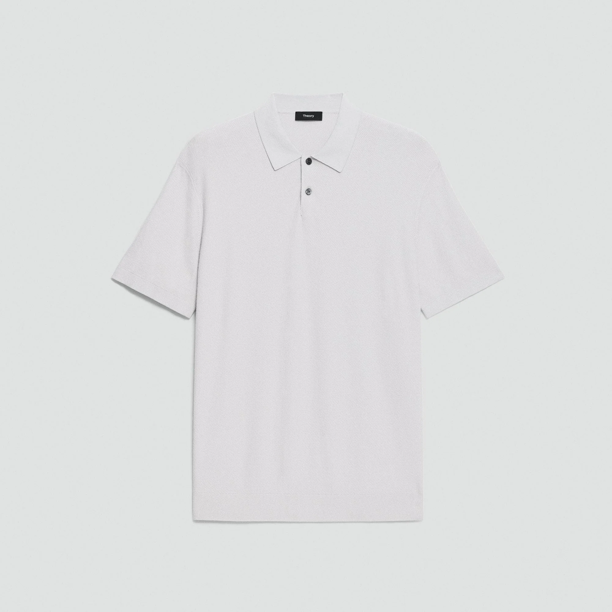 Goris Textured Polo Shirt in Light Bilen - 1