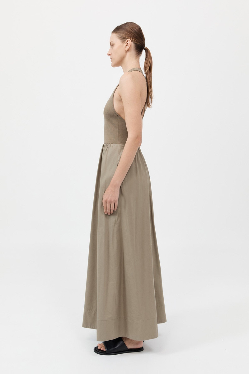 Plunge Neck Dress - Shadow 4