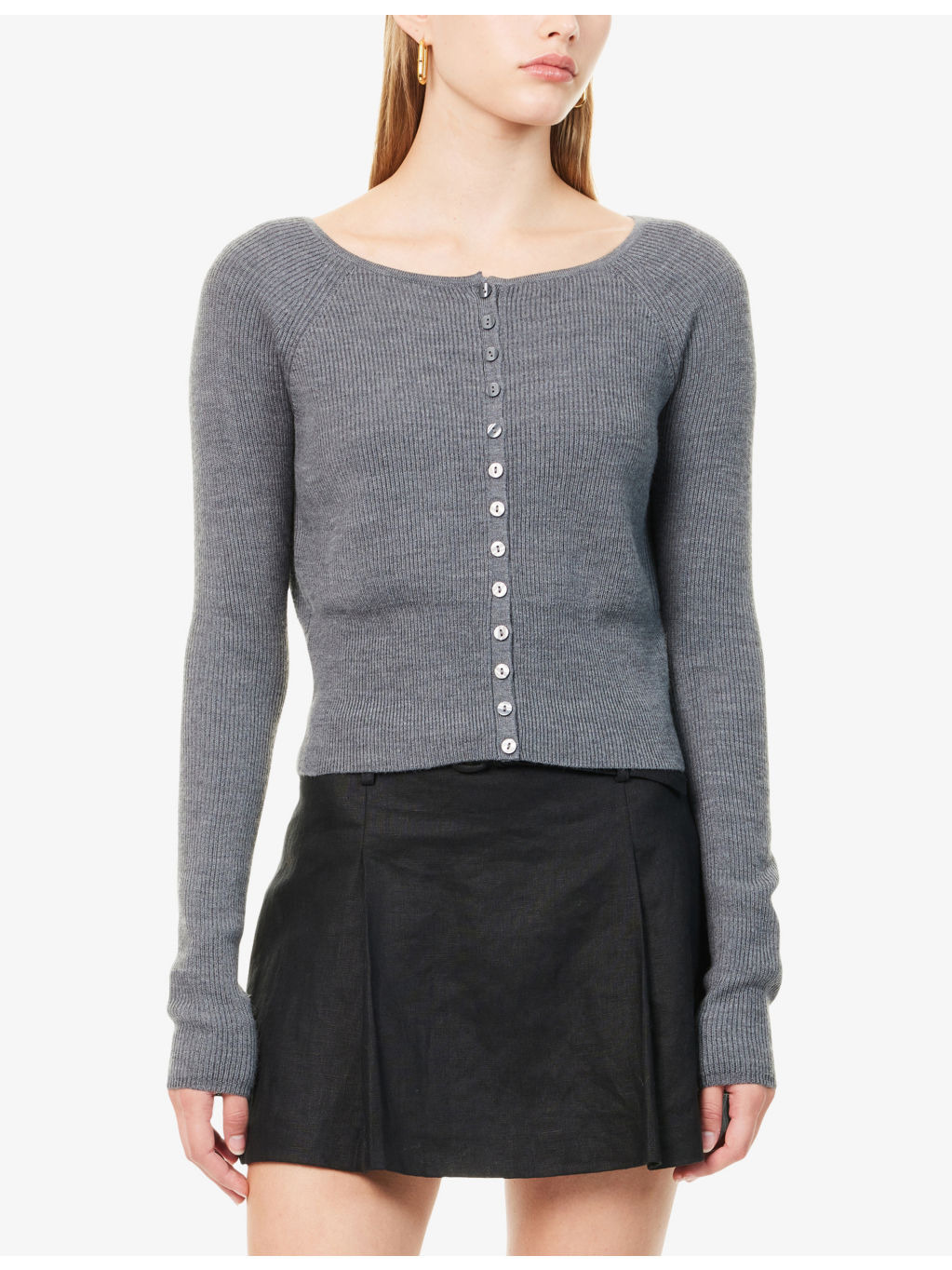 Meadow Ribbed Wool Cardigan - 3