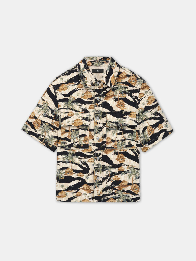 AMIRI 호흡 PALM CAMP SHIRT 1