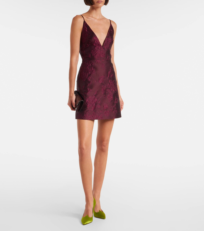 EMILIA WICKSTEAD Vero embroidered minidress outlook