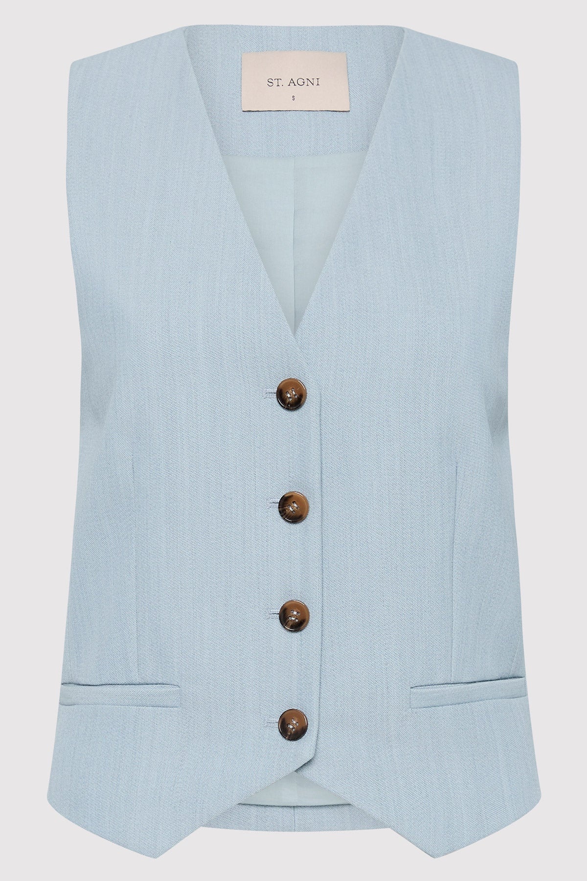 Carter Vest - Stone Blue - 1