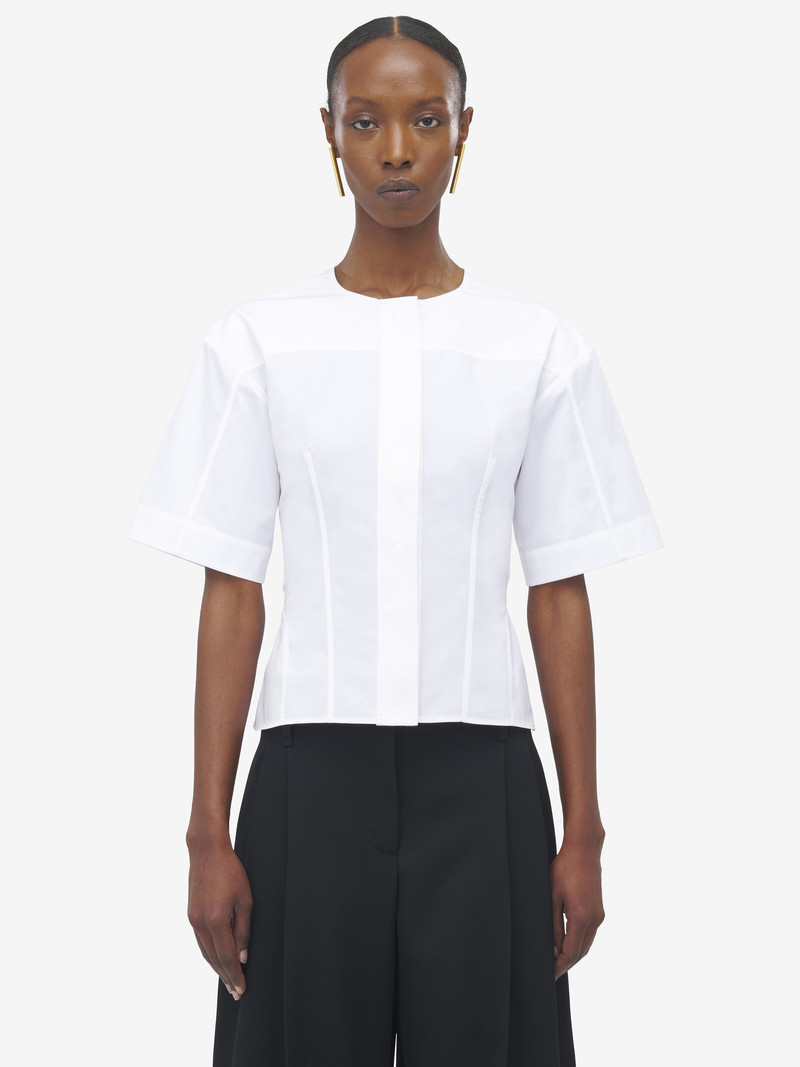 Alexander McQueen Corset Poplin Shirt outlook