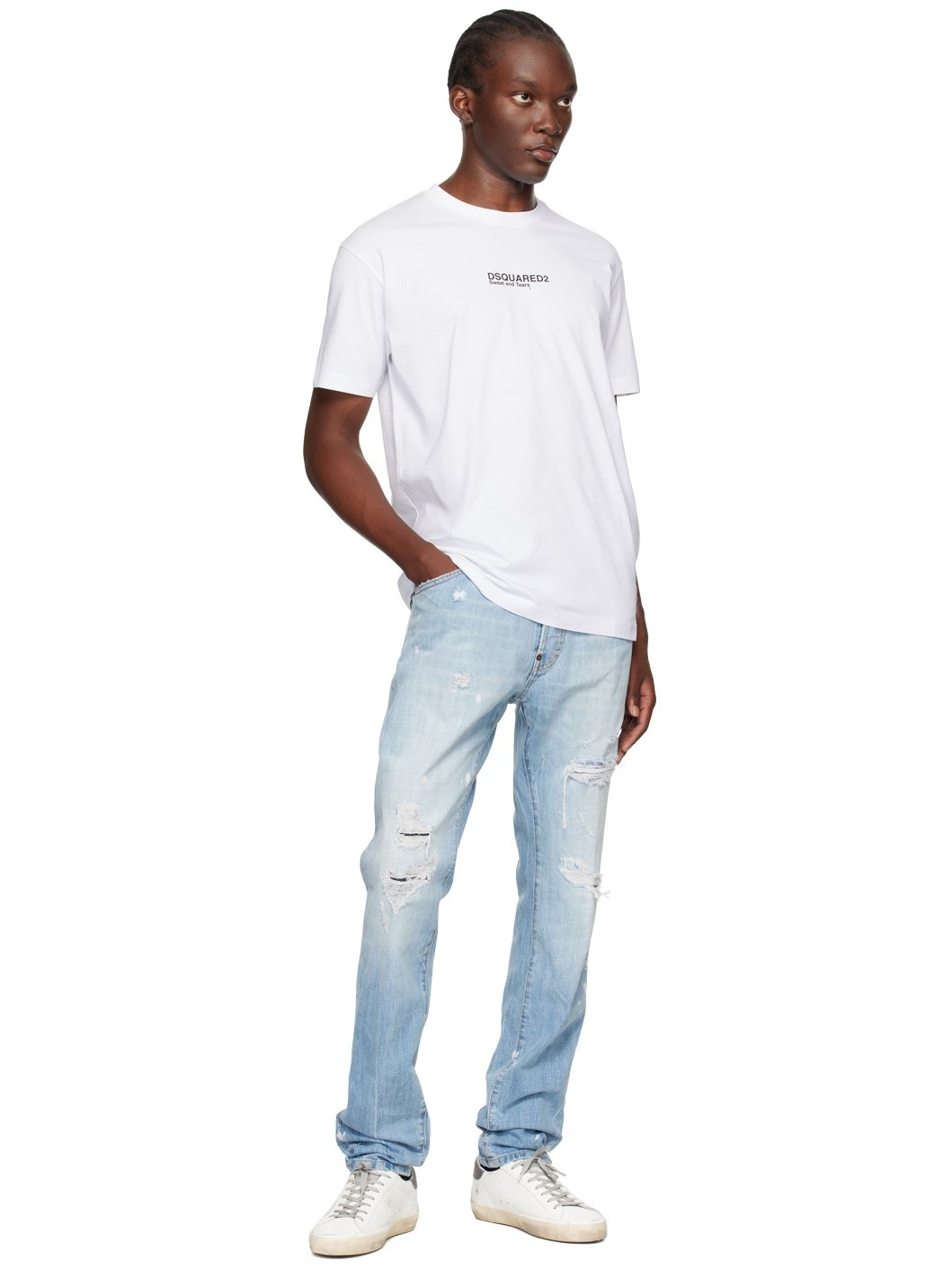 White Cool Fit T-Shirt - 4