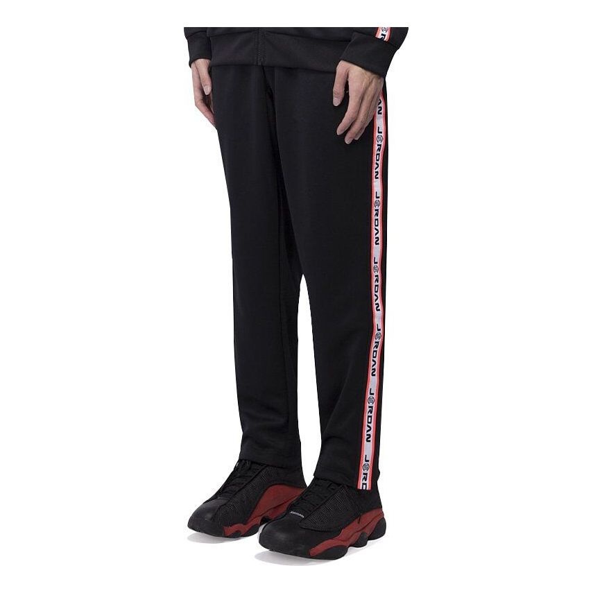 Air Jordan x CLOT Crossover Tricot Pant Straight Sports Pants Asia Edition Red AR8404-010 - 1