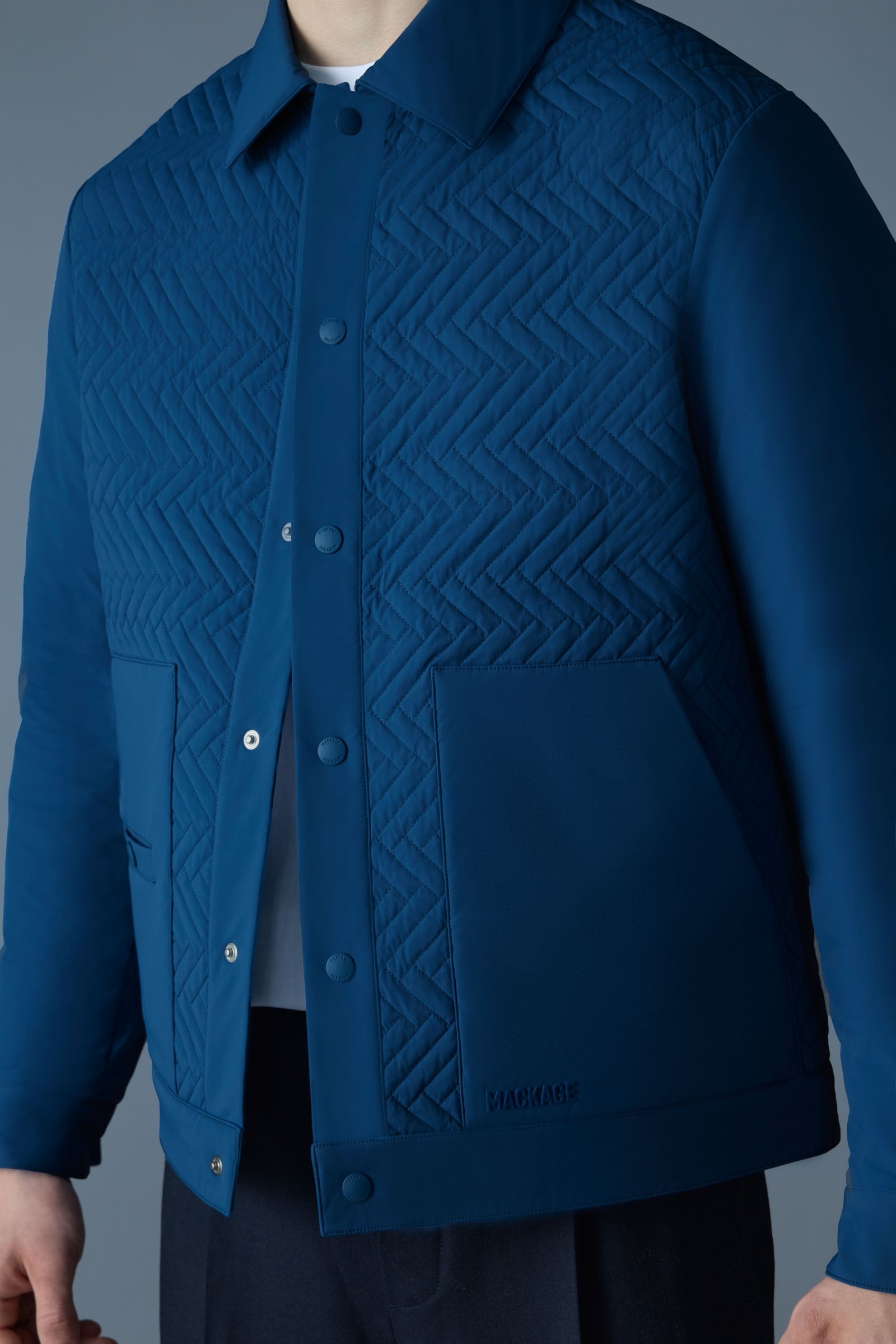 MAXWELL Quilted Down Shirt Jacket - 2