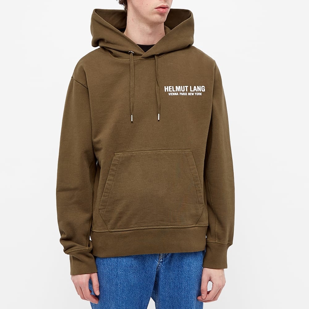 Helmut Lang Logo Text Strap Popover Hoody - 4