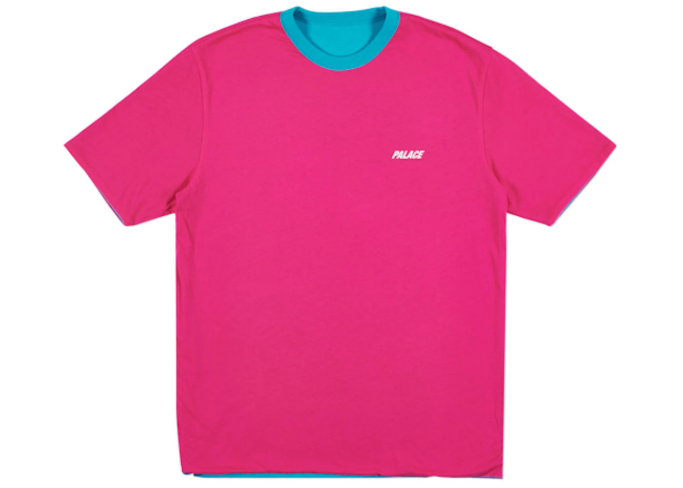 Palace Reverso T-Shirt Teal/Magenta - 3