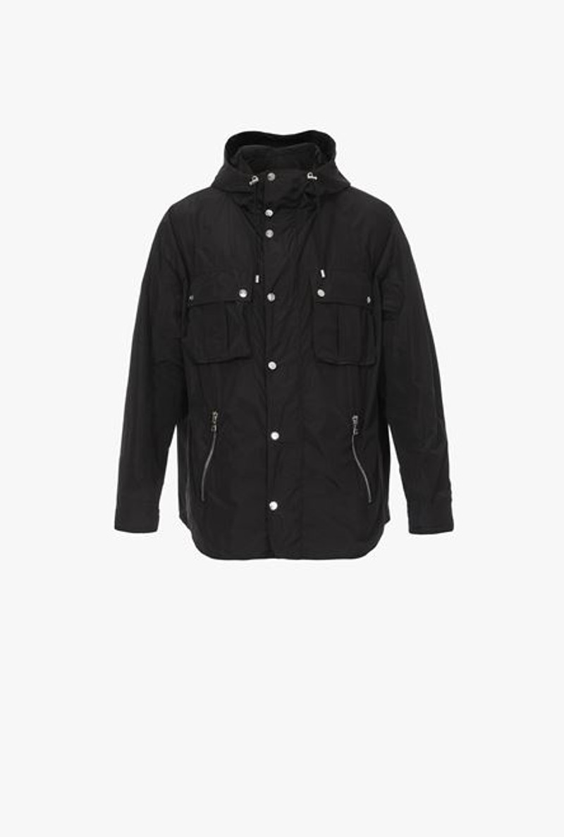 Black hooded jacket - 1