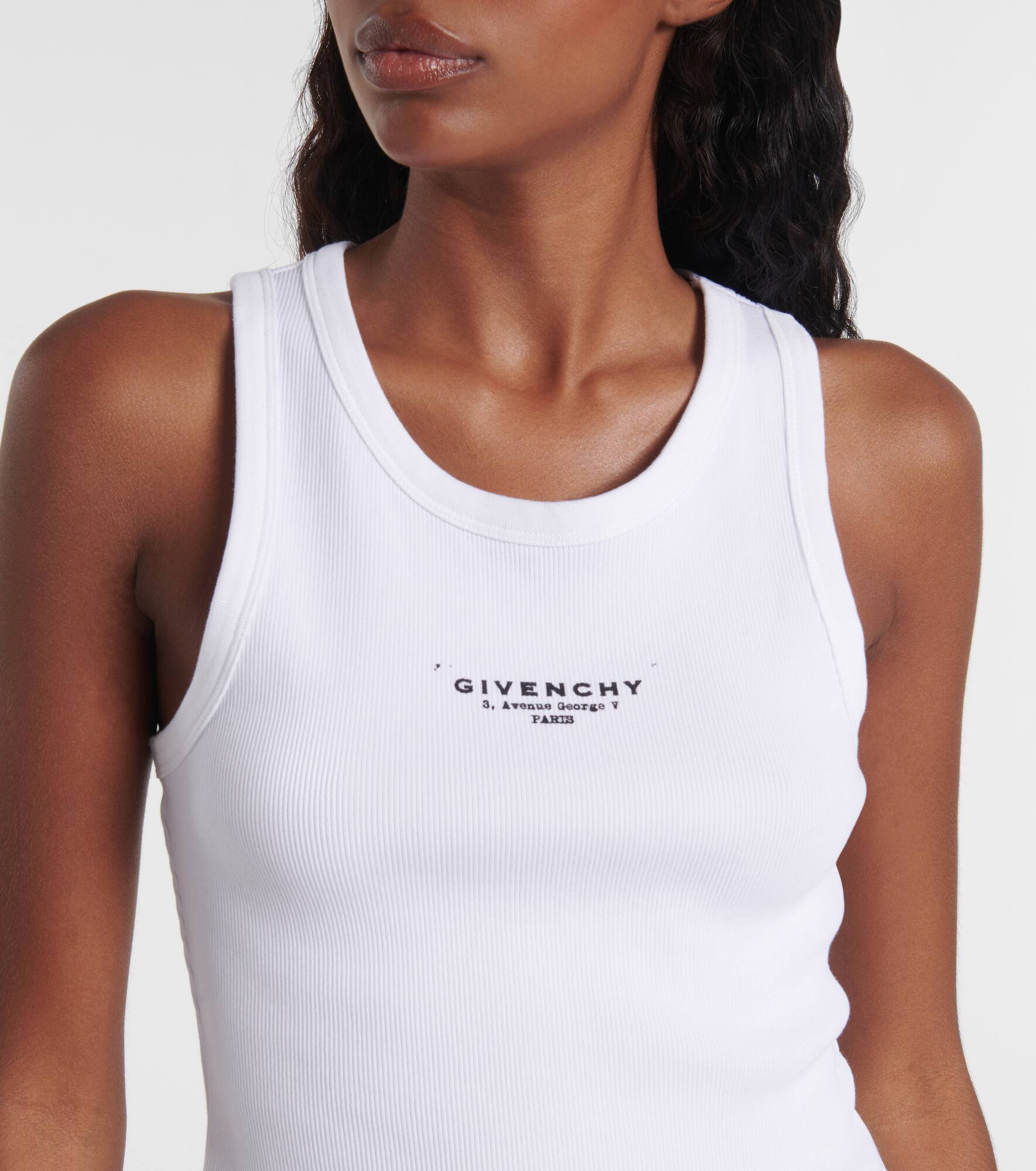 Givenchy Stamp cotton tank top - 4