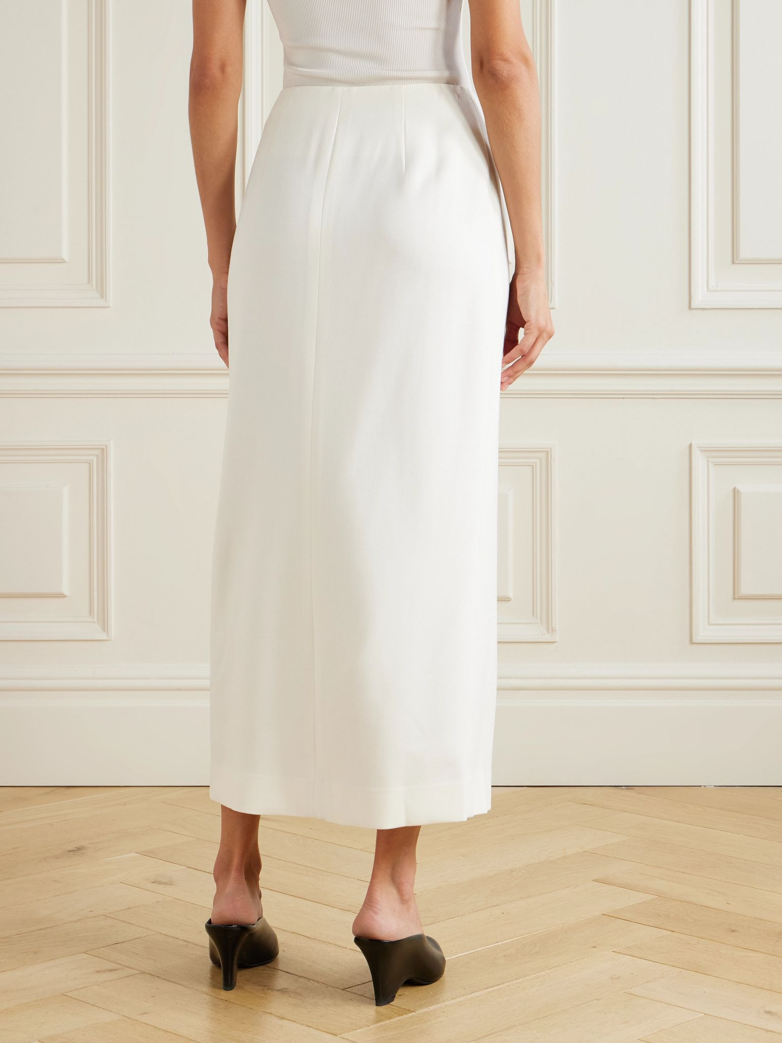 Sindy woven midi skirt White - 4