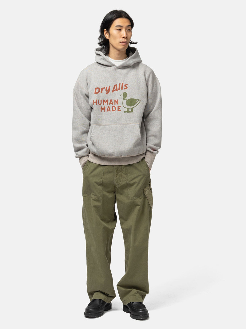 Human Made Tsuriami Hoodie Gray outlook