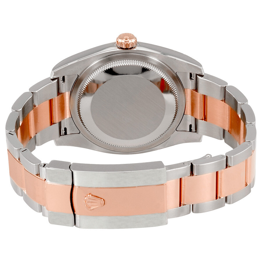 Rolex Oyster Perpetual Datejust 36 Black Dial Stainless Steel and 18K Everose Gold Bracelet Automati - 3