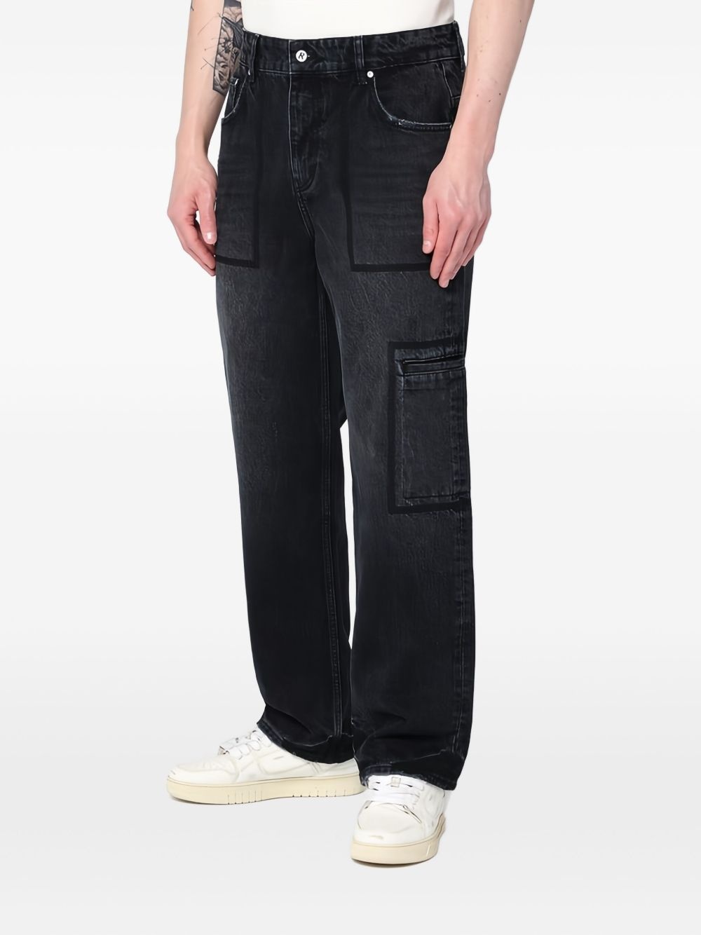 utility-pocket jeans - 4