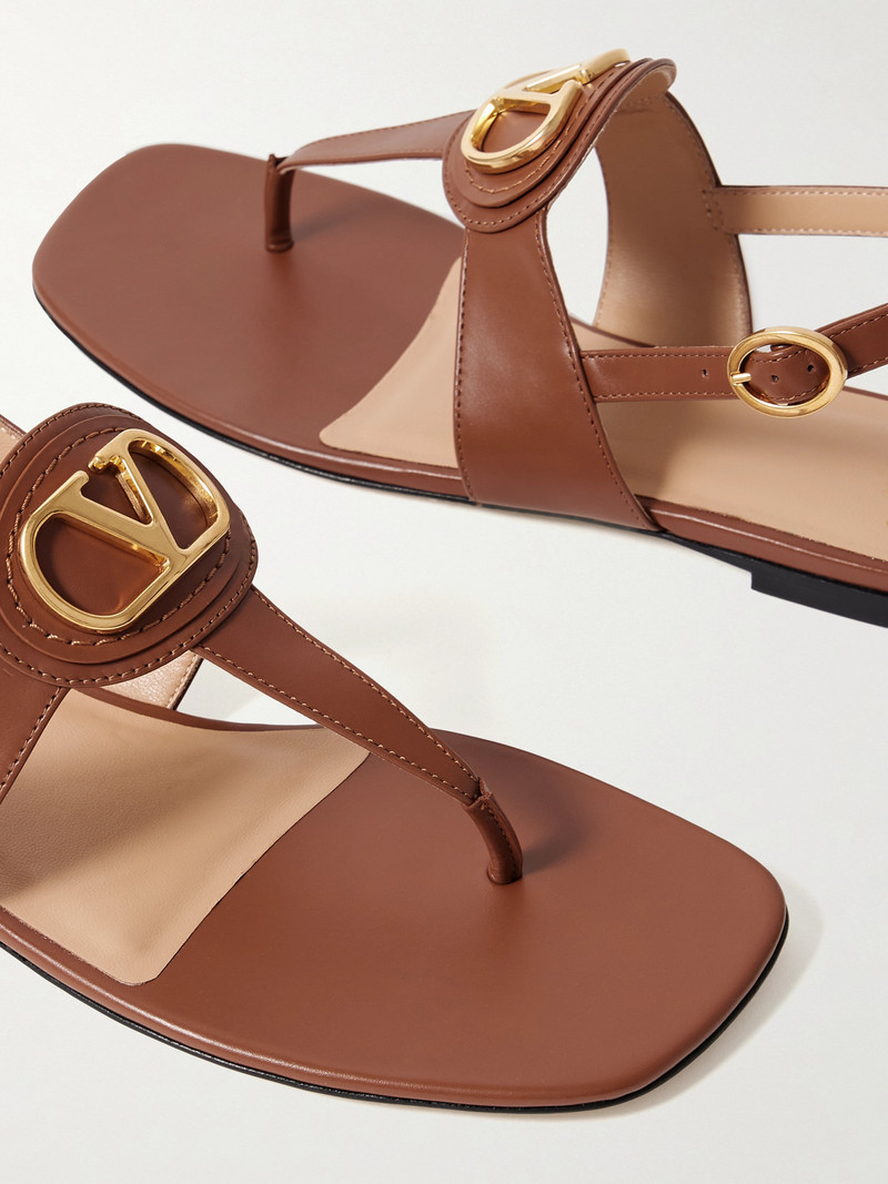 Vlogo Embellished Leather Sandals 4