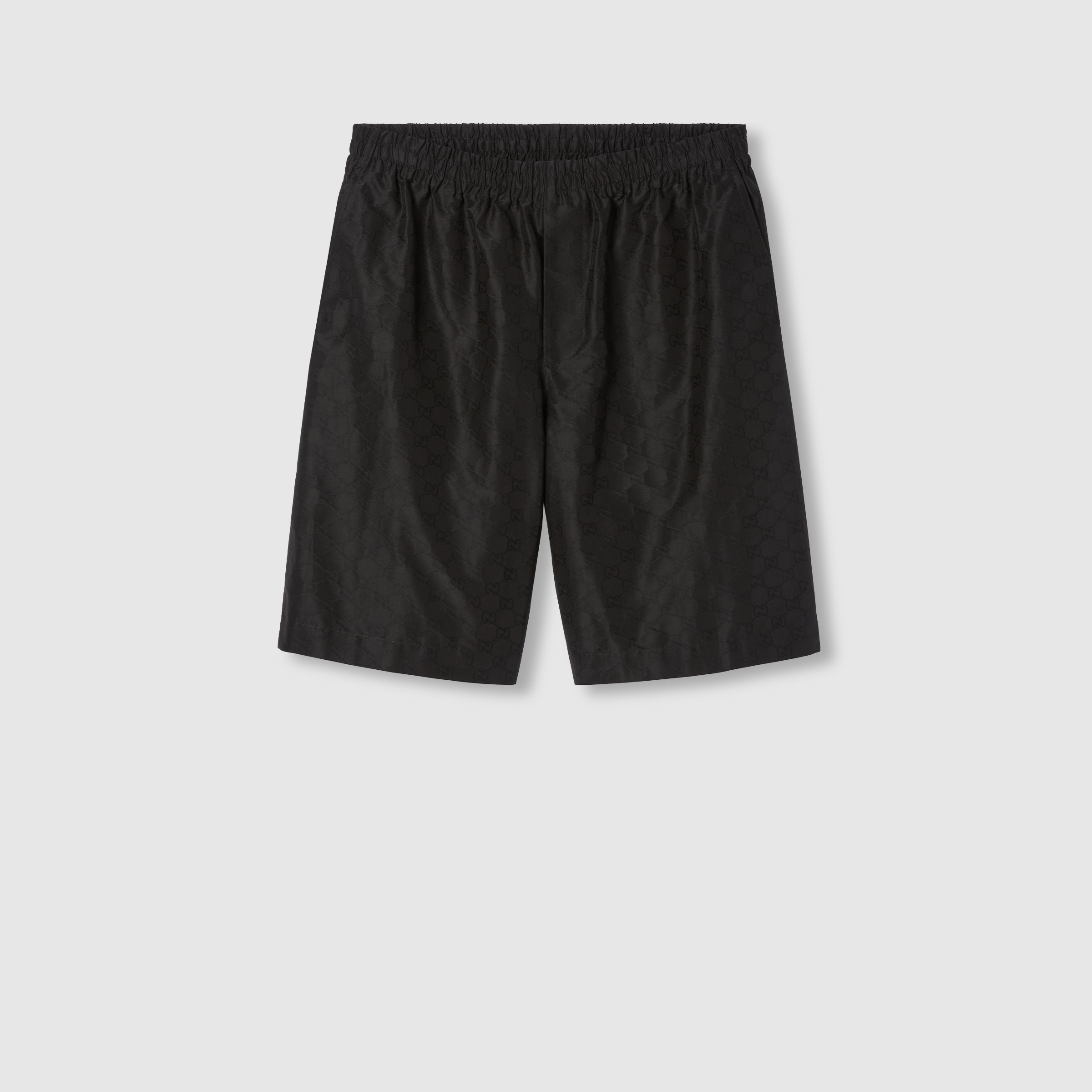 Cotton-silk GG faille short shorts - 1
