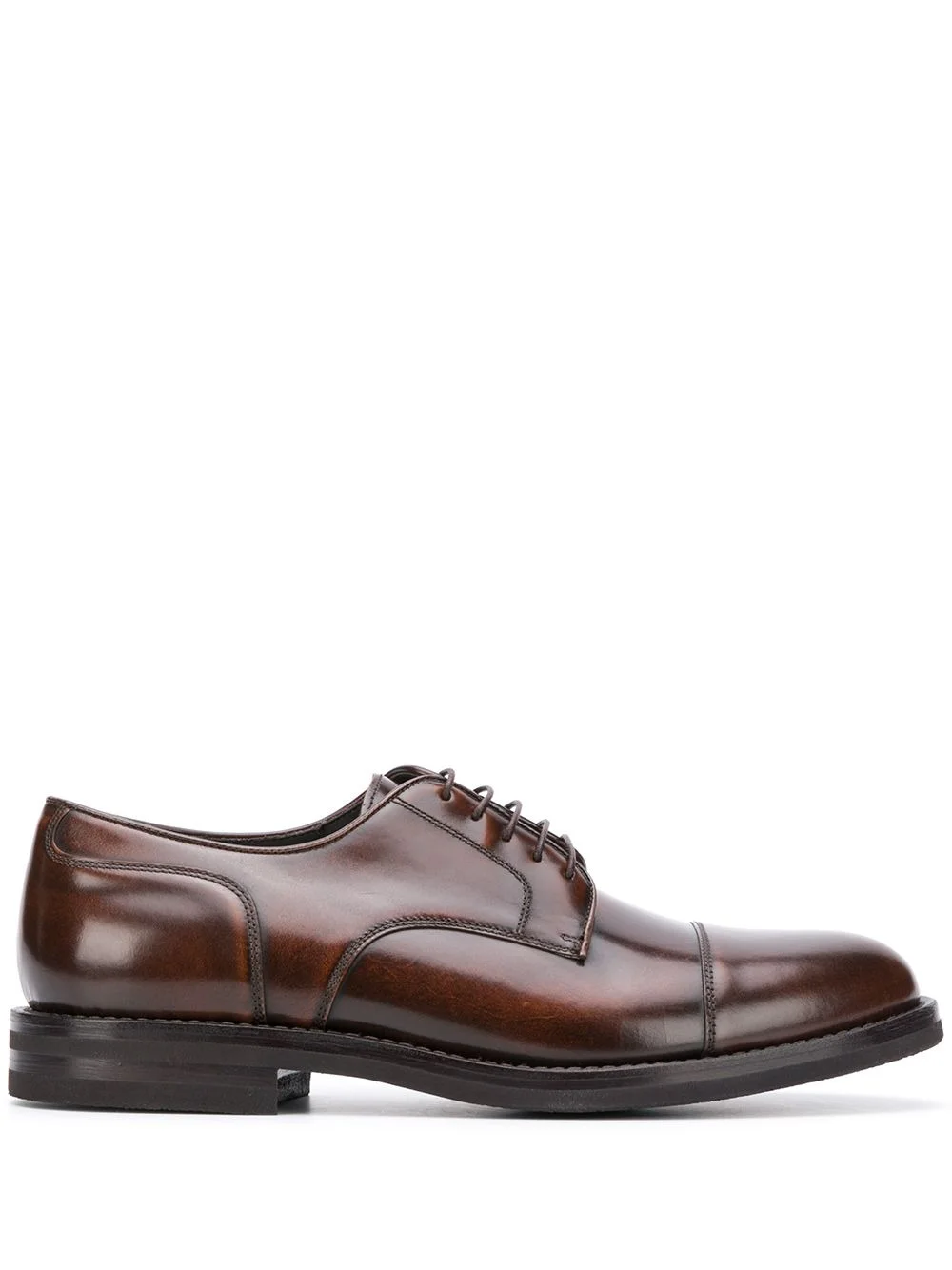 polished derby shoes - 1