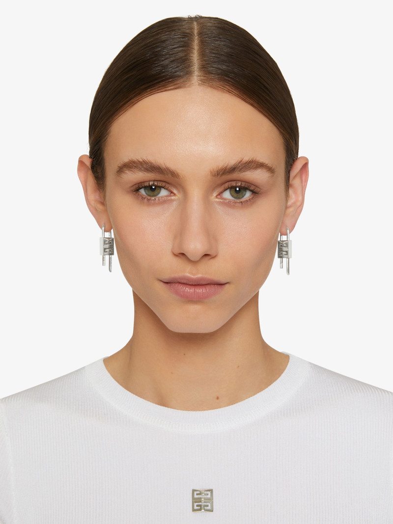 Givenchy LOCK EARRINGS IN METAL outlook