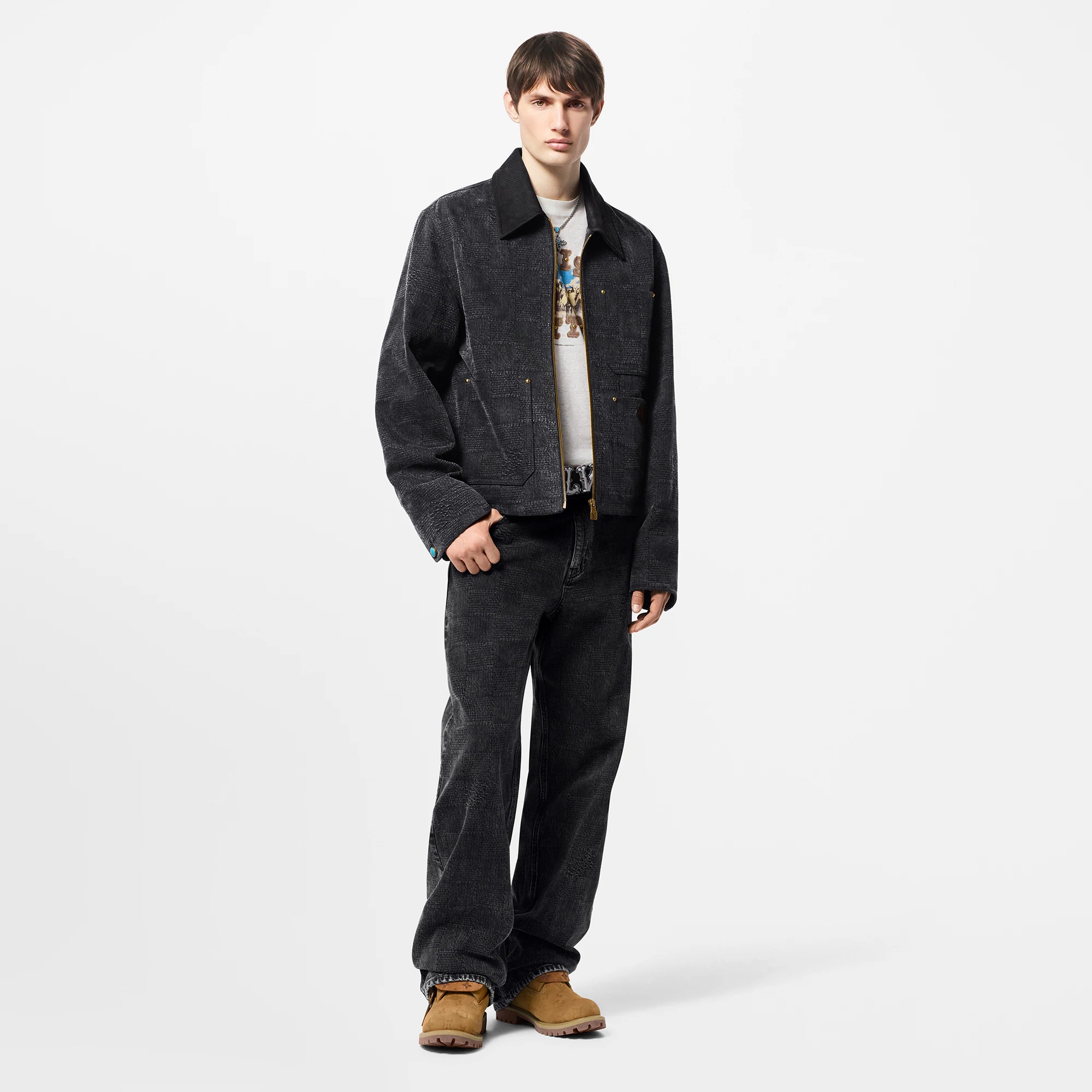 Damier Workwear Cotton Blouson - 4