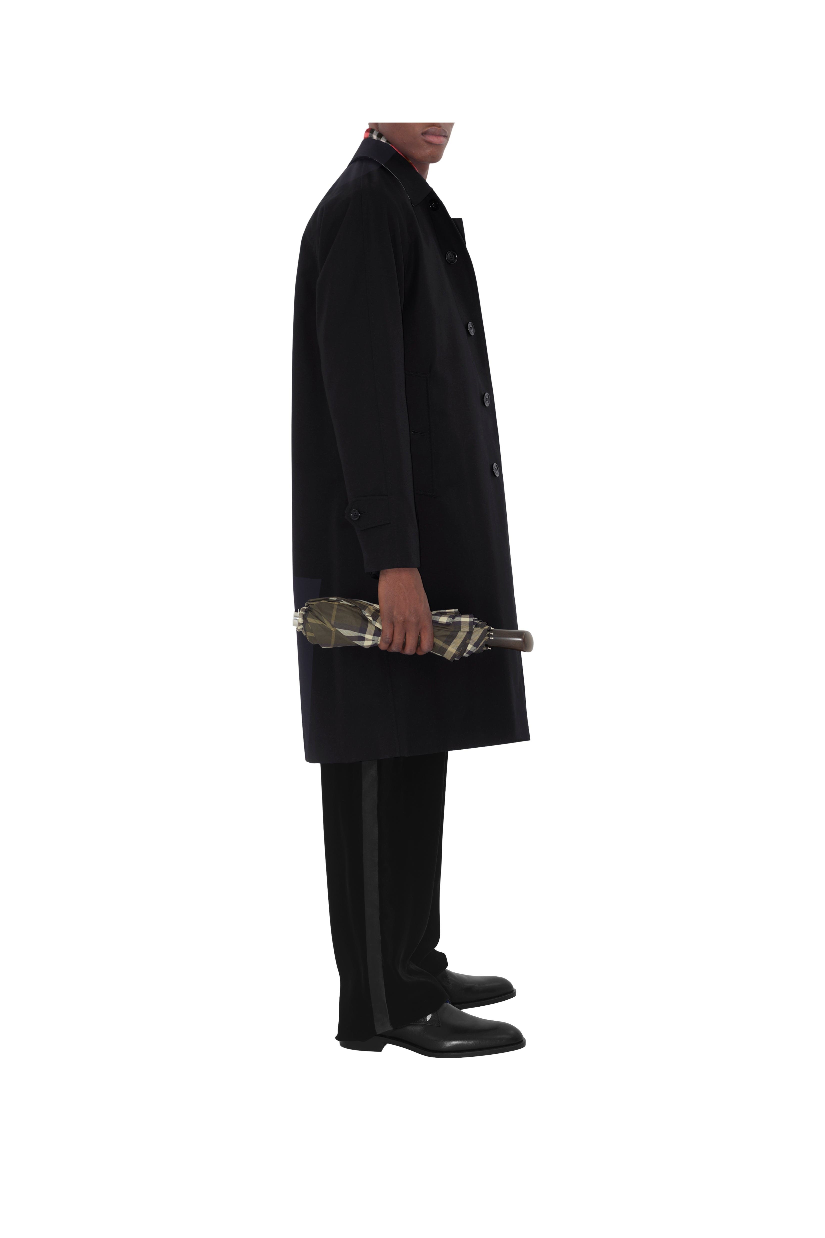 burberry Long Camden Heritage Car Coat in Black at Nordstrom - 3